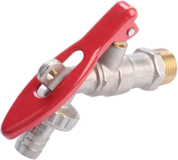 Auslaufkugelhahn abschliessbar, 1/2" vernickelt