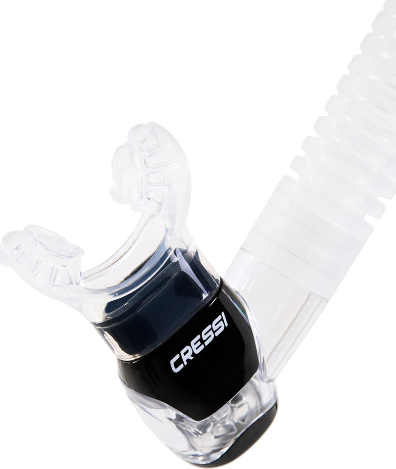 Cressi Unisex-Adult Itaca Ultra Dry Snorkel Trockenes Freitauchen und Schnorcheln Einheitsgrösse Sch