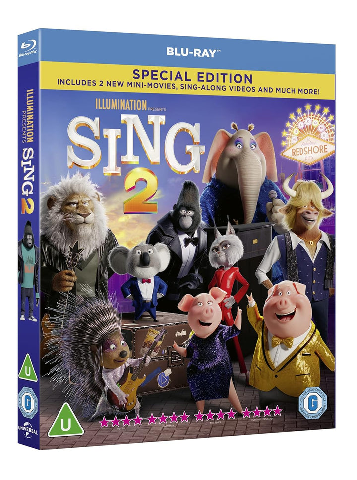 Sing 2 [Blu-ray] [2022] [Region Free], Blu-ray