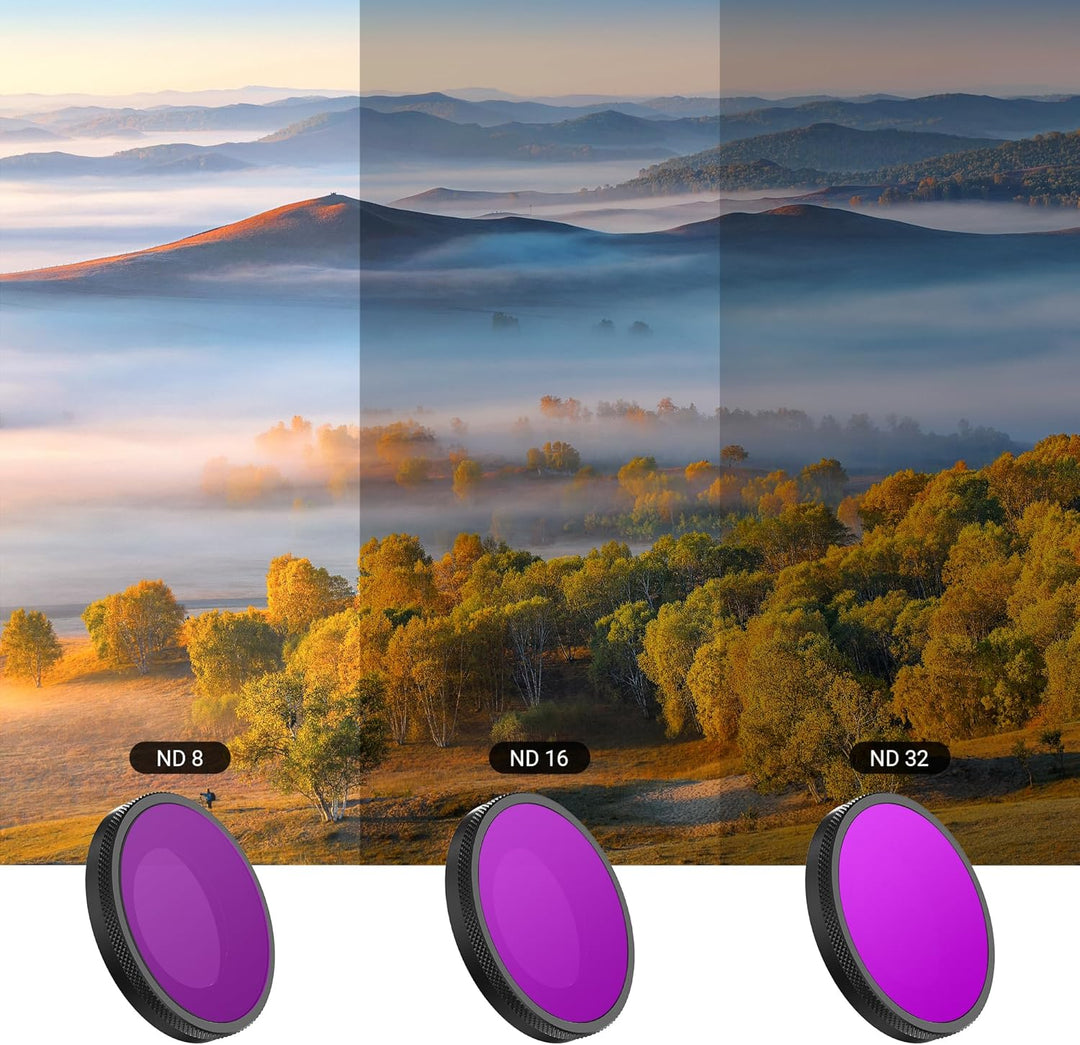 CYNOVA Osmo Nano ND Filter,3er Pack ND8, ND16, ND32,Osmo Nano Filterset Kompatibel mit DJI Osmo Nano