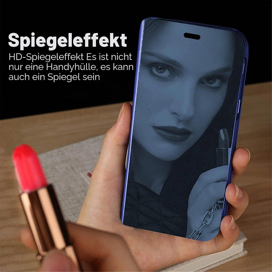 für Samsung S26 Ultra Hülle Clear View Spiegel Handyhülle für Samsung Galaxy S26 Ultra Flip Case Han