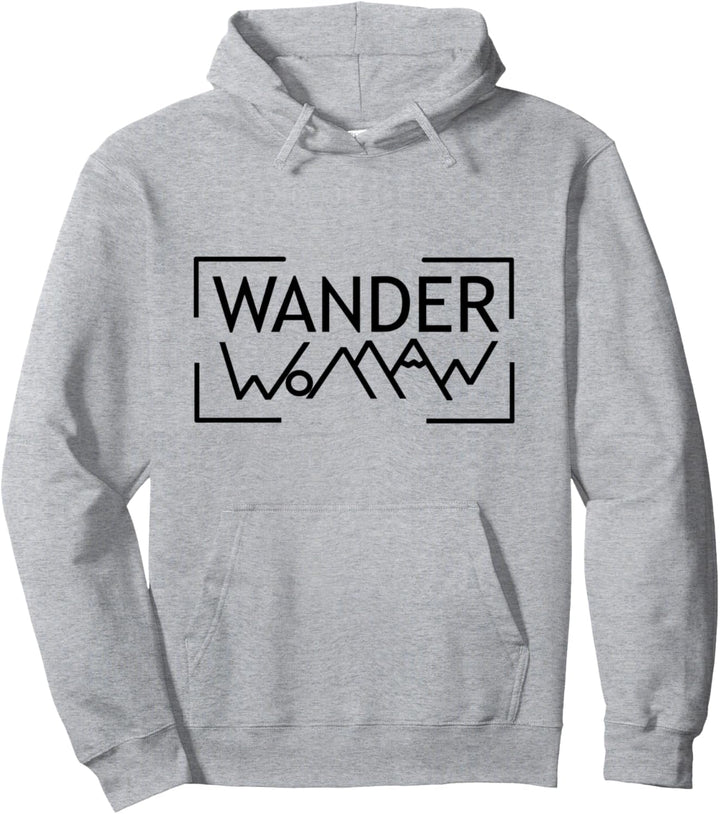 Wander Woman zum wandern in den Bergen und Wälder witziges Pullover Hoodie