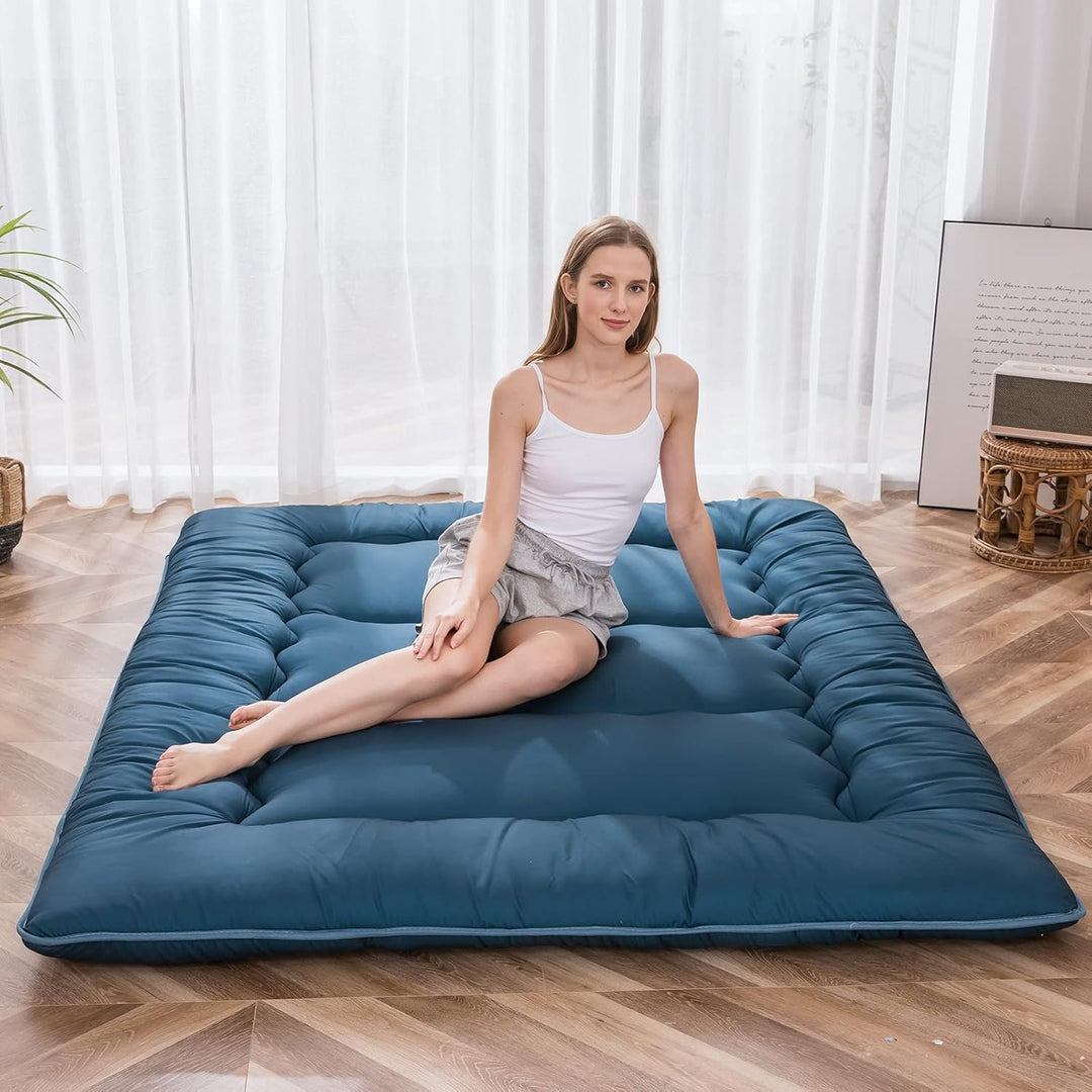 MAXYOYO Klappmatratze Futon Matratze Bodenmatratze Gepolsterte Japanische Tatami Gesteppte Bett, Dic