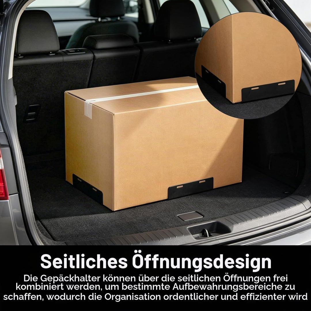 Kofferraum Klett, 3 Stück Gepäckfixierung Kofferraum,19 x 5 CM Kofferrau Klett Fixierung,Geeignet fü