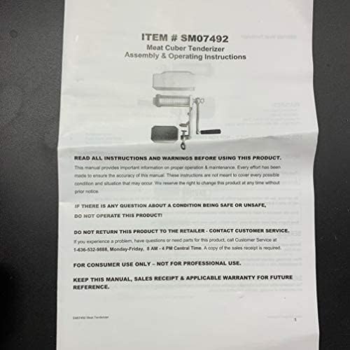 HEMOTON Fleischzartmacher Metall Schnelle Machine Steaker Fleisch Grill Marinieren Küchenhelfer Koch