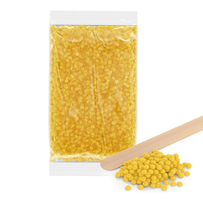 Warmwachsperlen 6er Pack mit Bienenwachs für die Anwendung im Wachserhitzer oder Wasserbad für langa