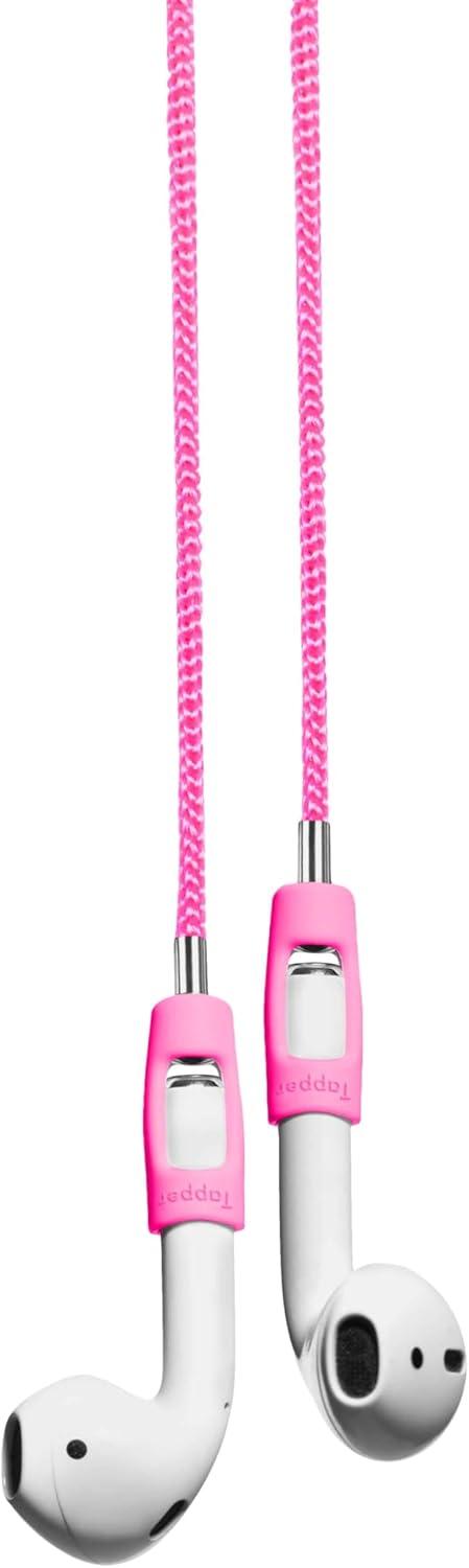 Tapper Active - Rosa Nylon/Edelstahlband für AirPods & AirPods Pro Rosa / Edelstahl, Rosa / Edelstah