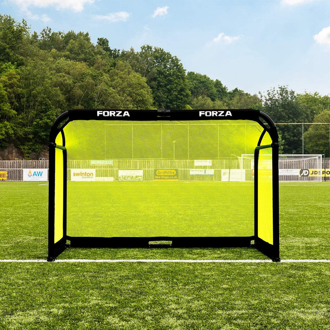 FORZA POD Tor | Pro Alu50 Tragbares Pop-Up-Trainingstor mit Netz und Tragetasche, Schnellaufbau | Le