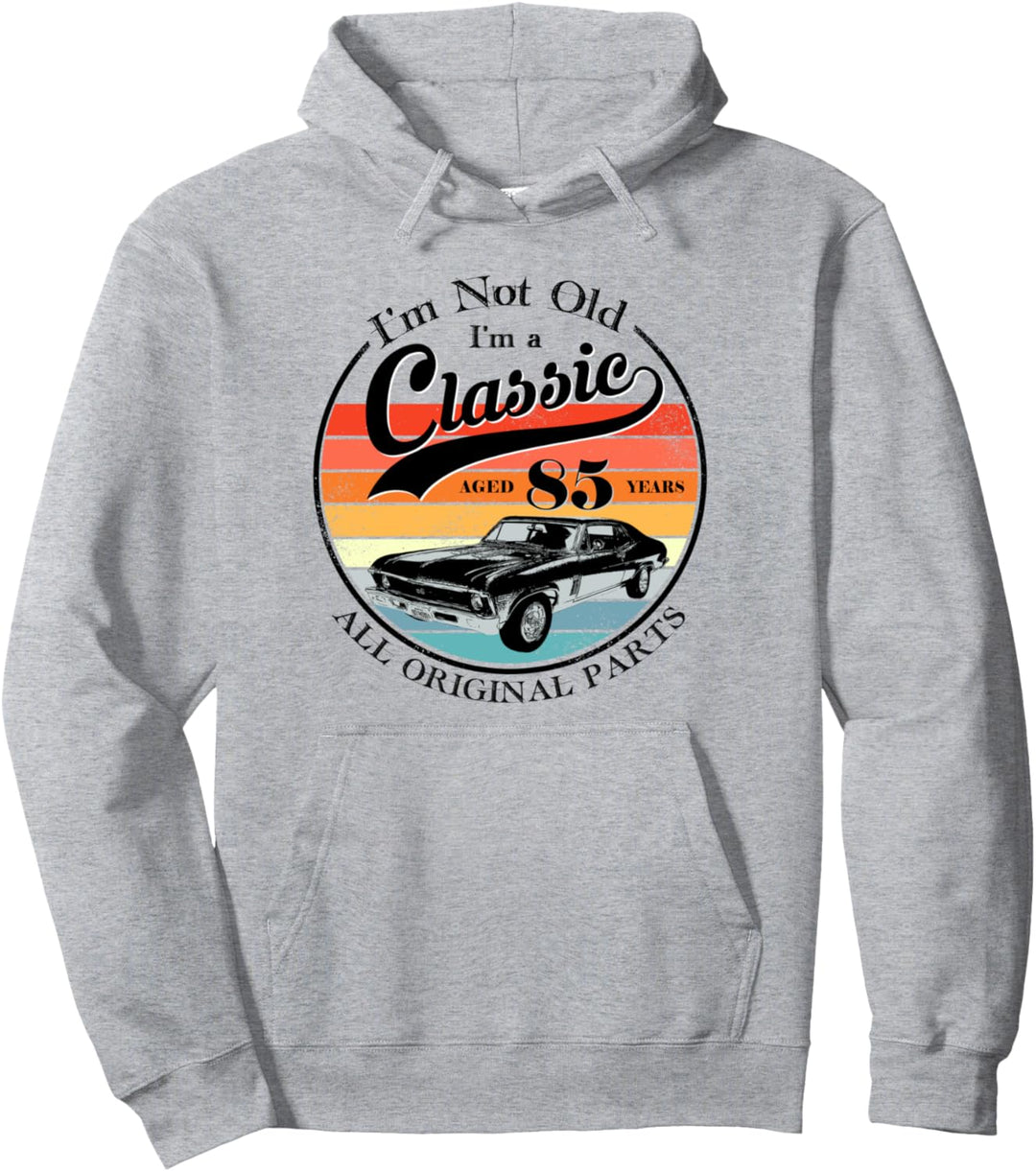 85th Birthday gift Retro Vintage Classic 1936 Aged 85 years Pullover Hoodie
