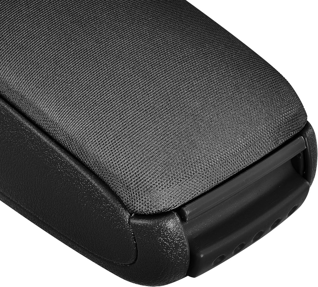 Mittelarmlehne Passgenau - Schwarz - Fahrzeugspezifisch Armauflage mit Staufach - gepolstert Stoffde