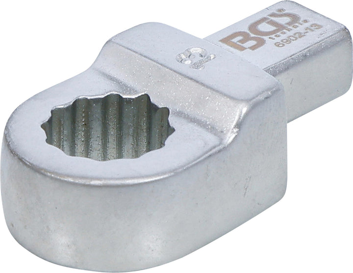 BGS 6902-13 | Einsteck-Ringschlüssel | 13 mm | Aufnahme 9 x 12 mm, 13 mm