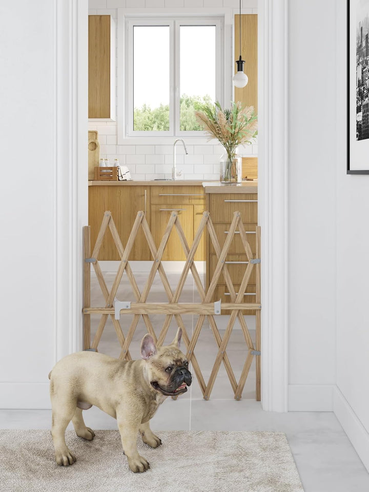 Hochwertiges Hunde-Treppenschutzgitter, PressFix Sicheres Absperr- und Türschutzgitter für Hunde, 84