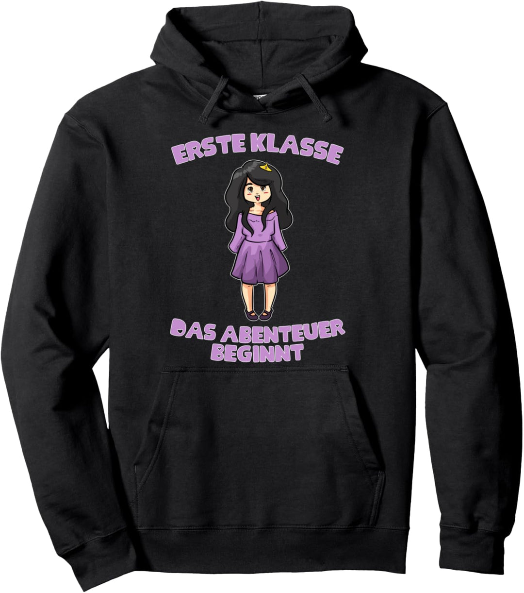 Erste Klasse Prinzessin Mädchen Einschulung Pullover Hoodie