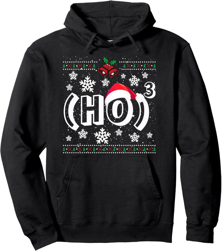 HO HO HO Mathematik Informatik Weihnachten Ugly Christmas Pullover Hoodie