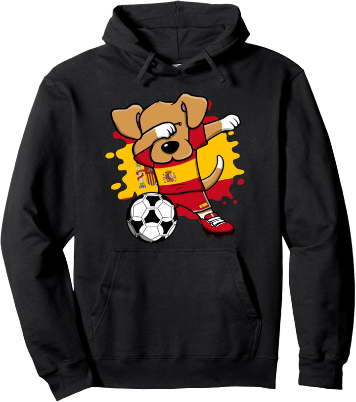 Lustiges Trikot für Fussballfans Spanien Pullover Hoodie