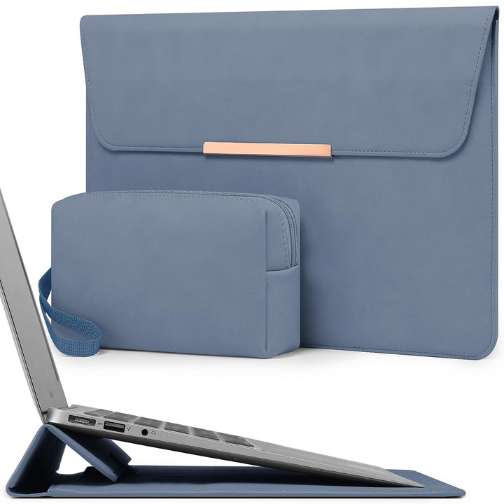 HYZUO 13 Zoll Laptop Hülle Tasche mit Ständer für MacBook Air 13 M5 A3449 M4 M3 M2 M1 2026-2018, Mac