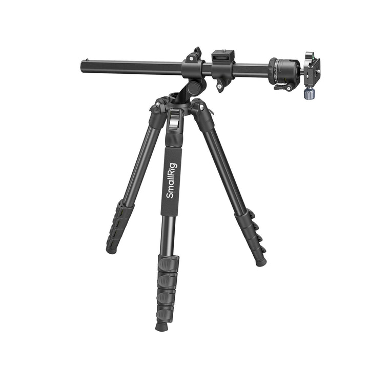 SMALLRIG CT25 64,5"/164cm Horizontales Überkopfstativ für Kamera mit Smartphone-Halterung und Traget
