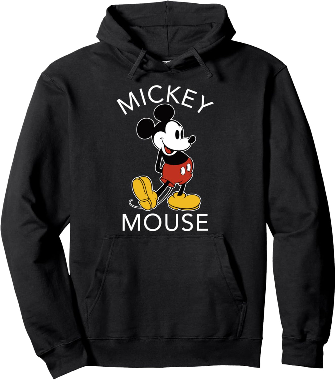 Disney Mickey And Friends Mickey Mouse Simple Portrait Pullover Hoodie