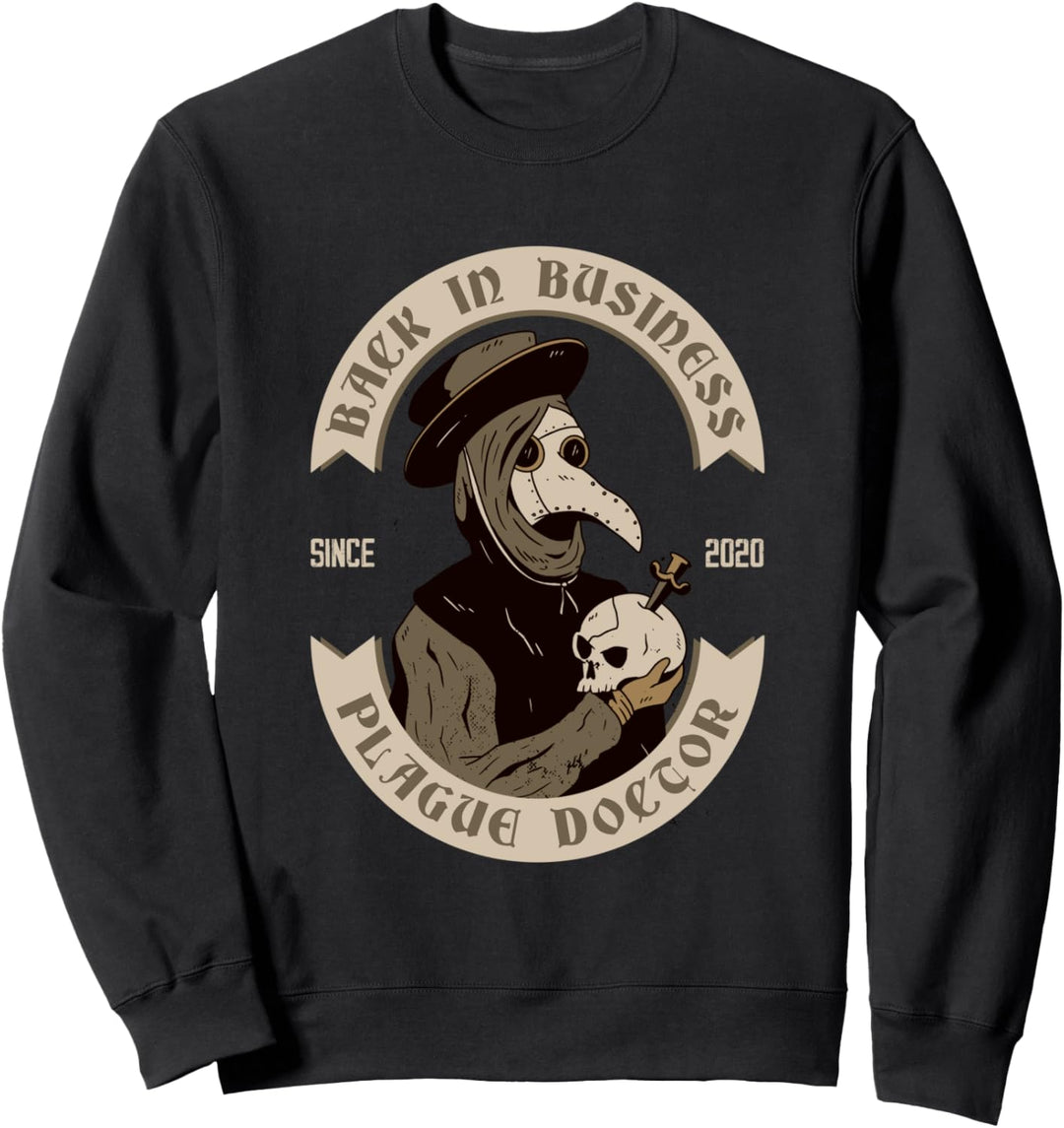 Tarot-Pestdoktor ist zurück in Business - Okkulte Gothic Sweatshirt