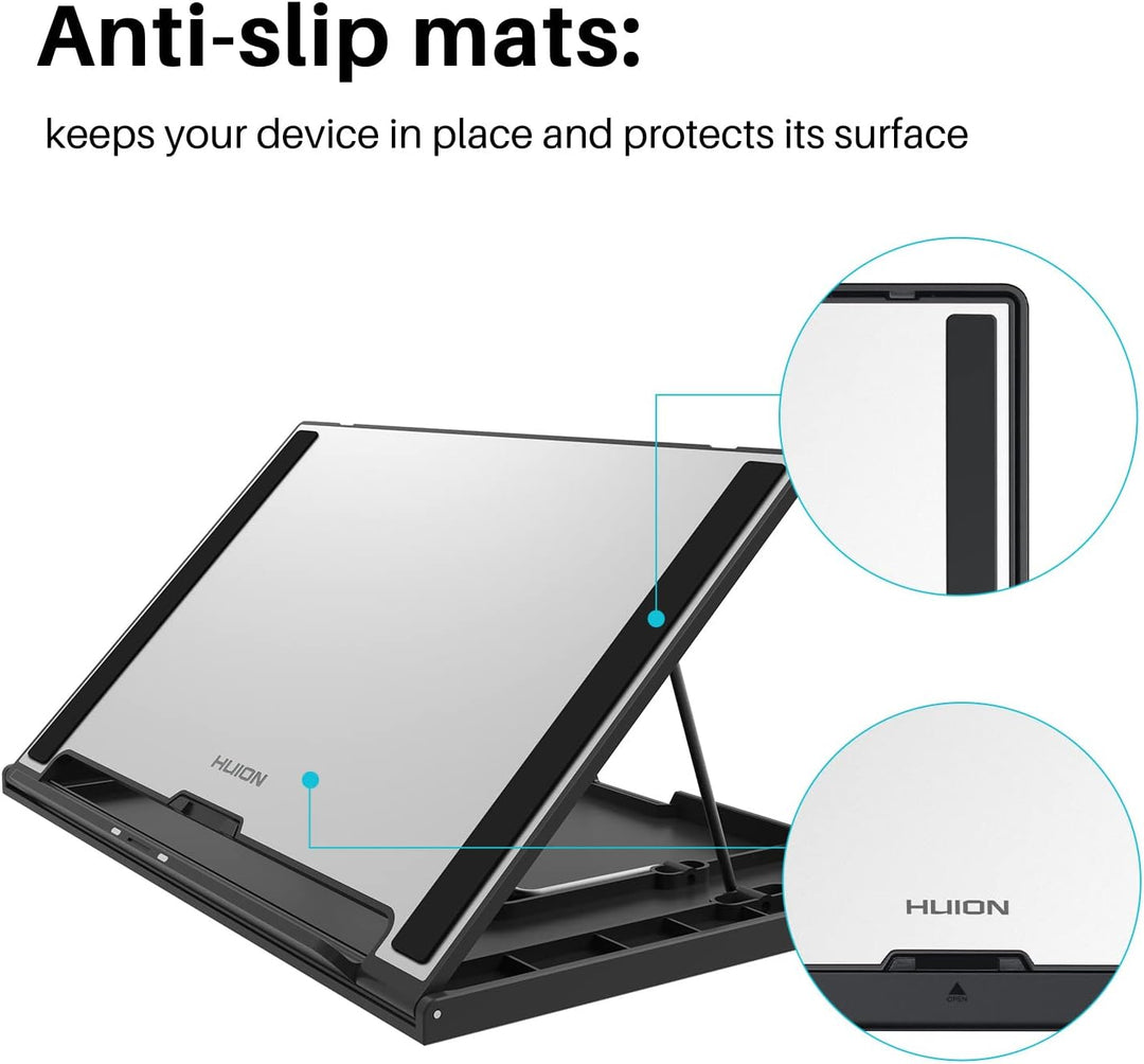 HUION ST300 Verstellbarer Ständer Kompatibel mit Kamvas12, Kamvas 13, Kamvas Pro 13, Kamvas Pro 13 2