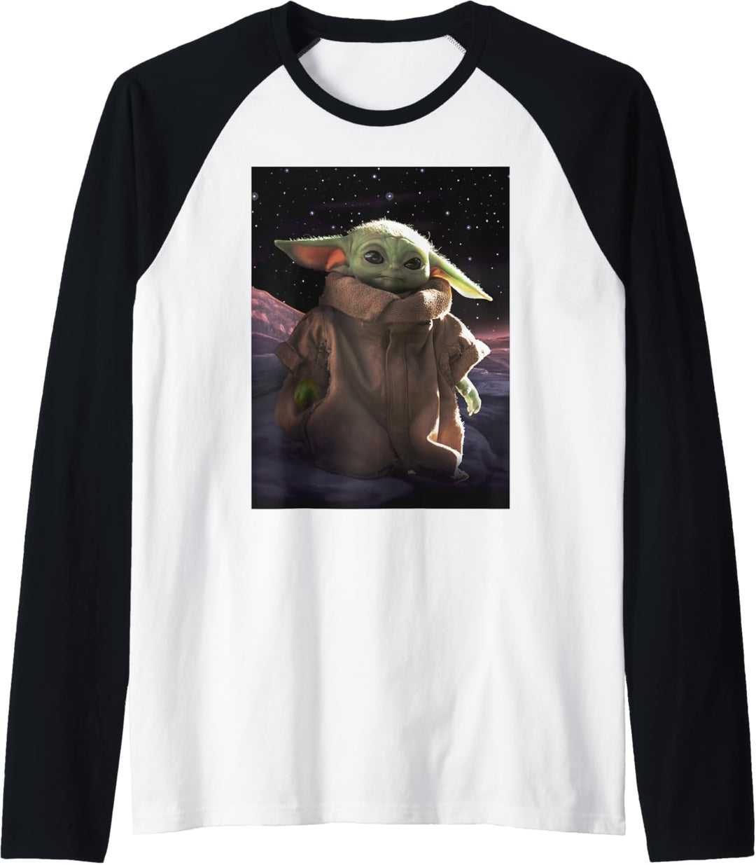 Star Wars Mandalorian The Child Planetary Space Raglan