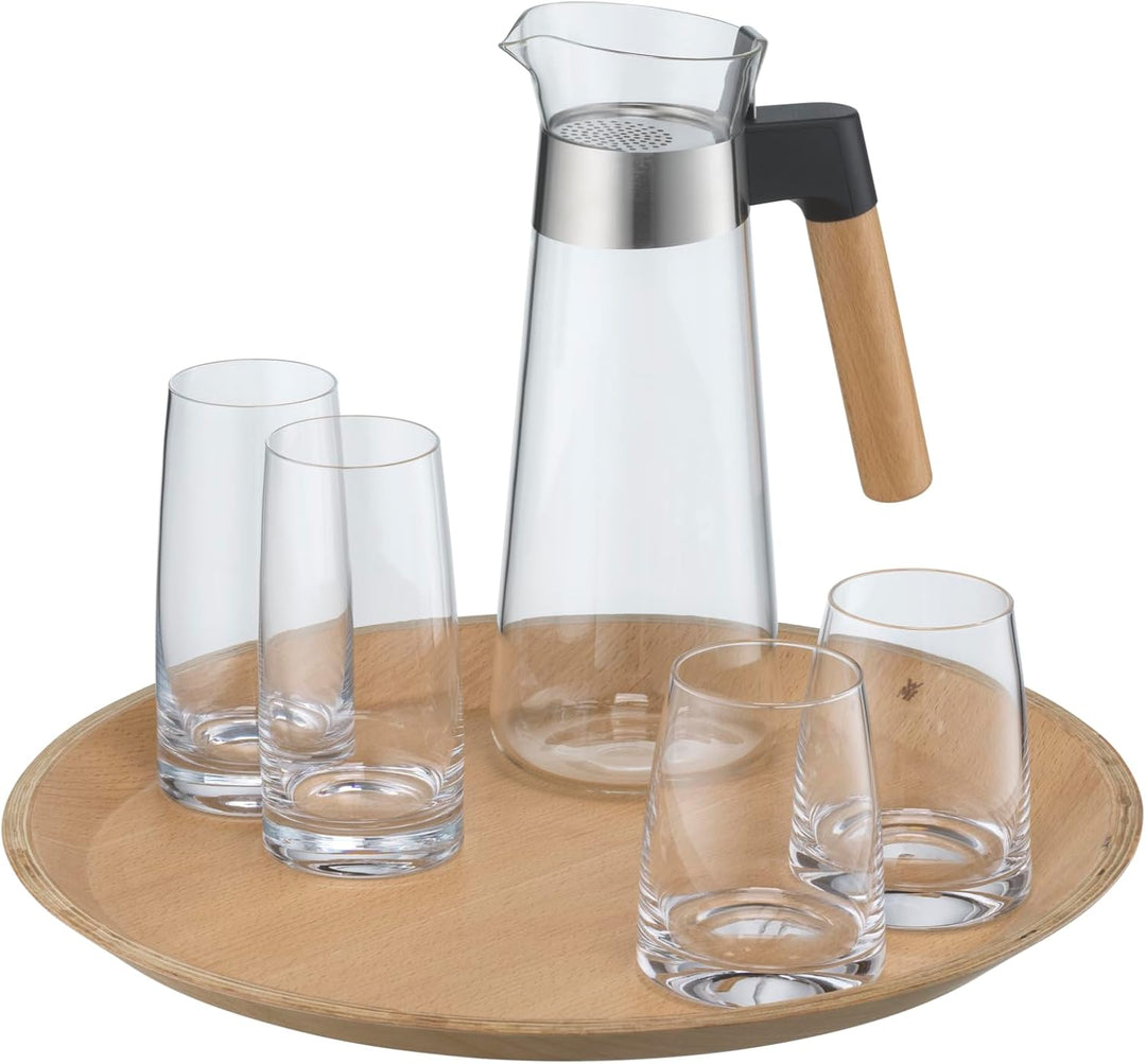 WMF Kineo Wassergläser Set 4-teilig, Trinkgläser, Tumbler 325ml, Kristallglas, dünner Trinkrand, erg