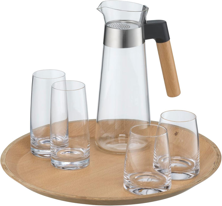 WMF Kineo Wassergläser Set 4-teilig, Trinkgläser, Tumbler 325ml, Kristallglas, dünner Trinkrand, erg