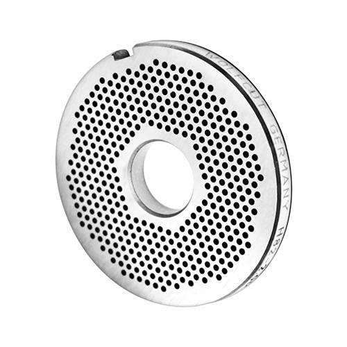 Wolfcut Lochscheiben INOX kompatibel mit Fleischwolf Edertal EM82 LW5, EM82 VL-5 und EM82 (2,0 mm),