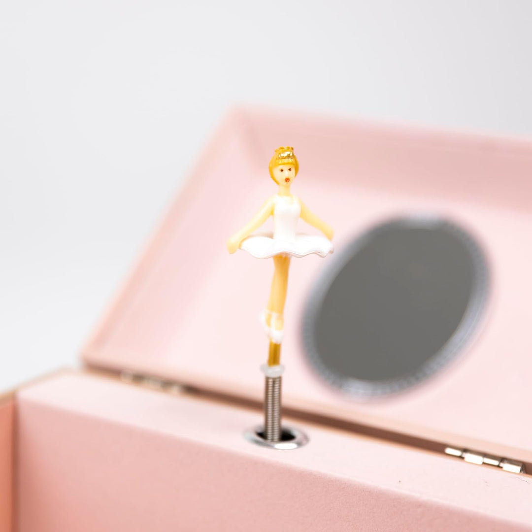 Egmont Toys Musikalische Schmuckdose – Schmuckkästchen Handkurbel-Spieluhr „Ballerina“ in 6 Designs