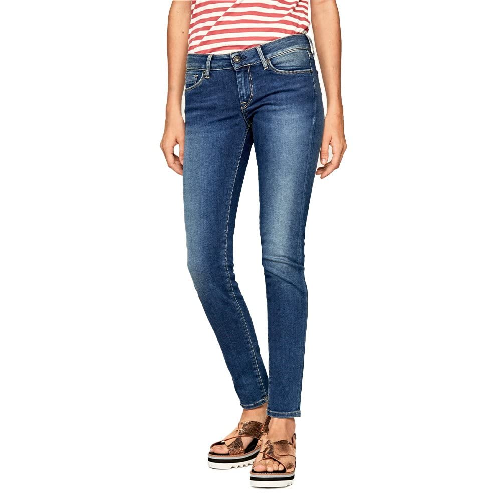 Pepe Jeans Damen Soho Jeans 27W / 30L Blue (Denim-z63), 27W / 30L Blue (Denim-z63)
