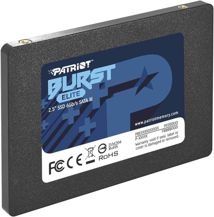 Patriot Burst Elite Interne SSD 1.9TB SATA 3 2,5 Zoll 1.92TB Single Unit Retail, 1.92TB Single Unit