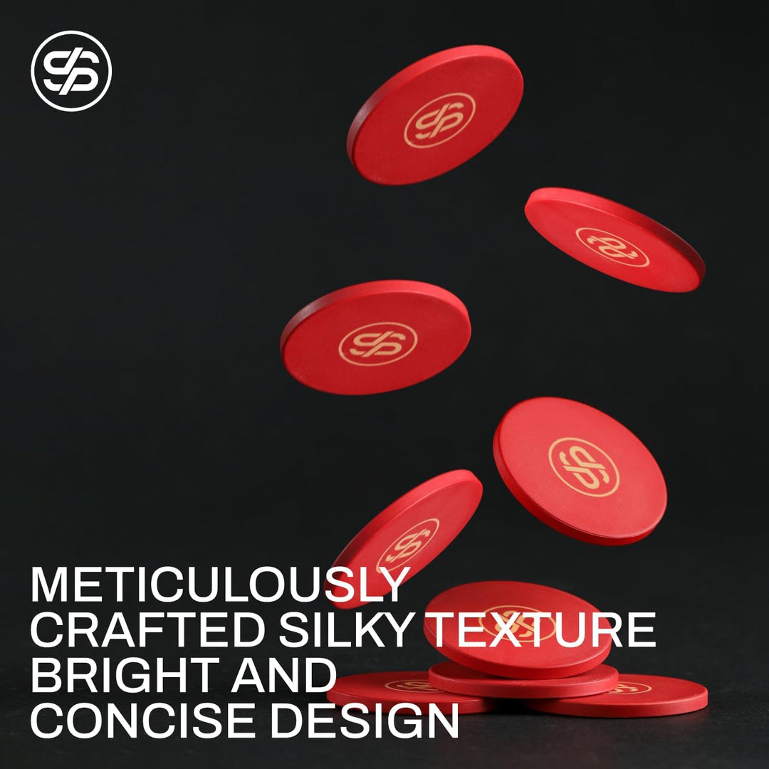 SLOWPLAY Godel Ceramic Poker-Chipsatz, 300 STK [ohne Werte], 43mm& 12g pro Chip | Verfügt über einen