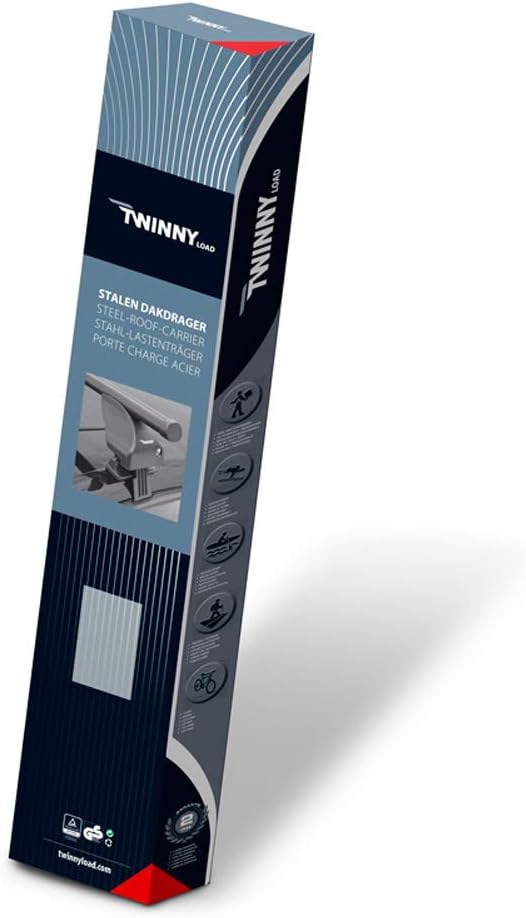 Twinny Load Dachträgersatz Stahl S47 kompatibel mit Mercedes A-Klasse W176+W177/B-Klasse W246+W247/C