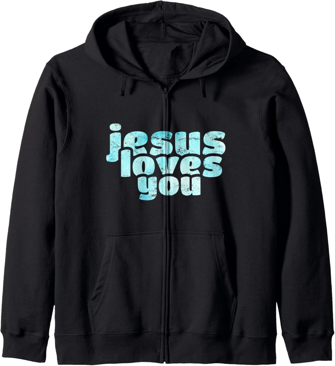Jesus liebt dich Kapuzenjacke