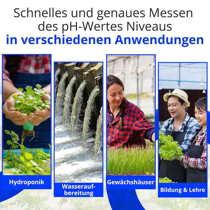 Bluelab PROBPH pH-Sonde, Ersatzsonde mit Doppelanschluss und BNC-Steckverbinder, einfache Kalibrieru