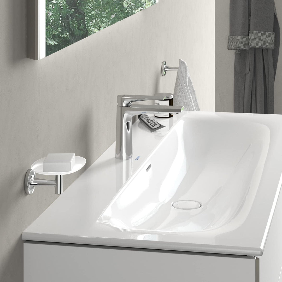 Duravit Tulum Waschtischarmatur, Grösse M (Auslauf Höhe 122 mm), Wasserhahn Bad, Waschbecken Armatur