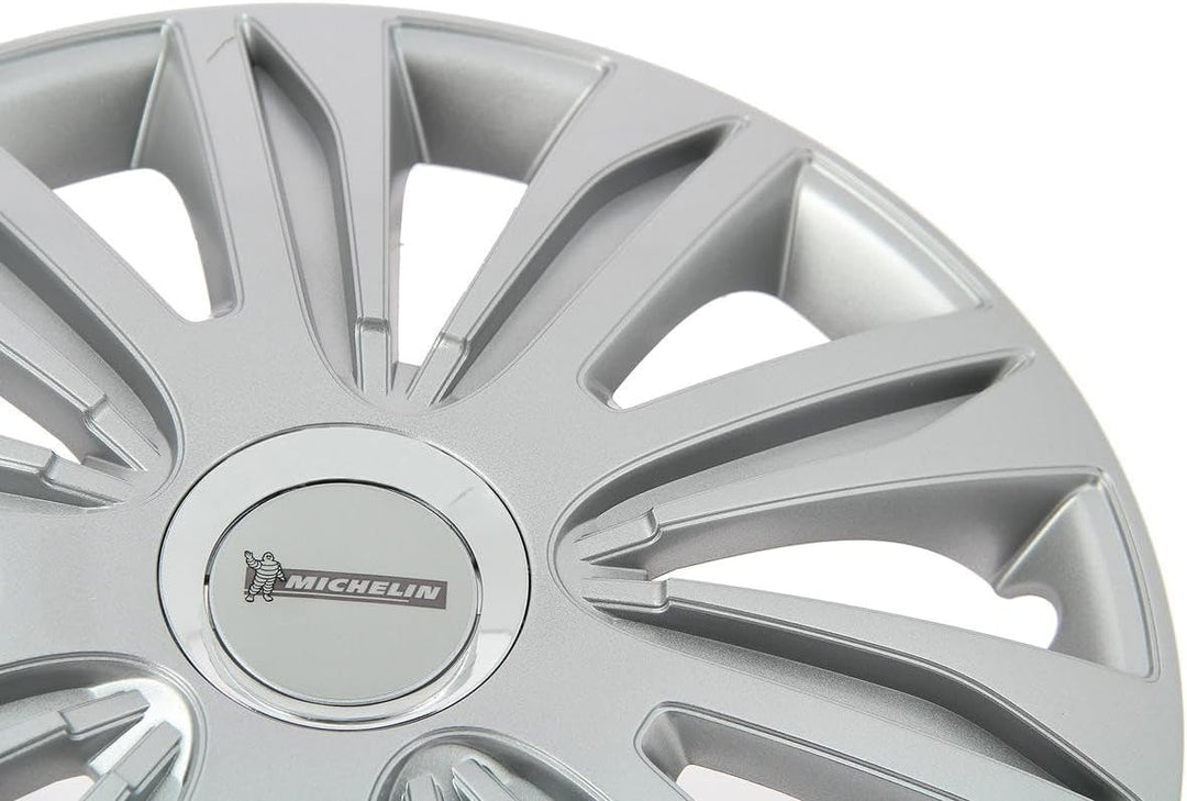 Michelin 009110 Radzierblenden 15 Zoll NVS 42, Chrom, 4 Stück 15" zoll, 15" zoll