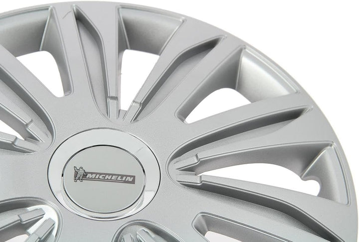 Michelin 009110 Radzierblenden 15 Zoll NVS 42, Chrom, 4 Stück 15" zoll, 15" zoll