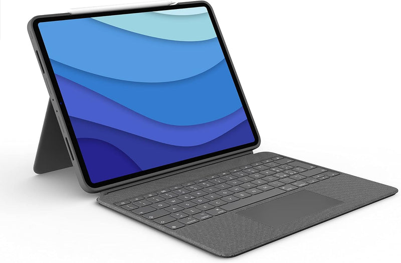 Logitech Combo Touch Tastaturhülle für iPad Pro 12,9 Zoll (5. Januar – 2021) – abnehmbare Tastatur m