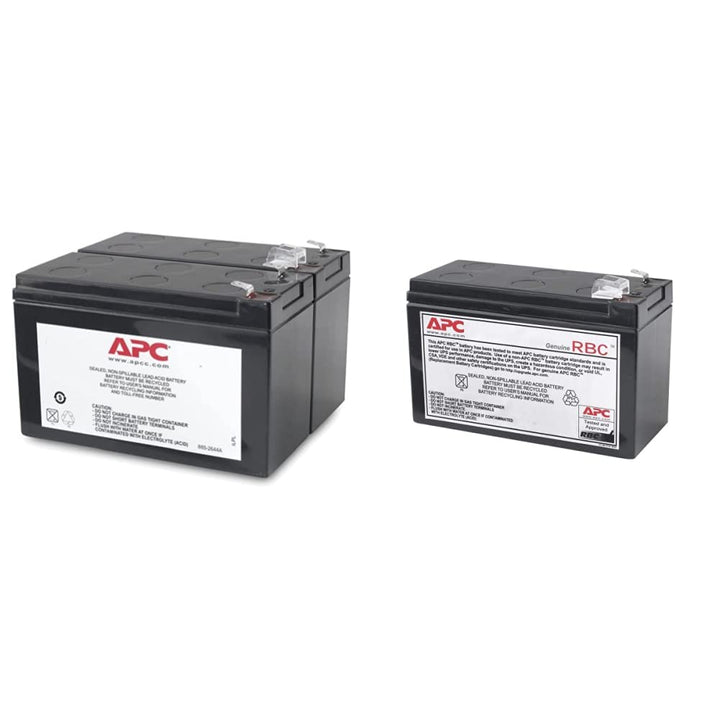 APC APCRBC113 Batterie USV RBC113 schwarz &amp; APCRBC110 - Ersatzbatterie für Unterbrechungsfreie Notst