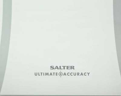 Salter 9073 WH3R digitale Personenwaage - mit Fettanalyse, LCD Display, elektronische Glaswaage mit