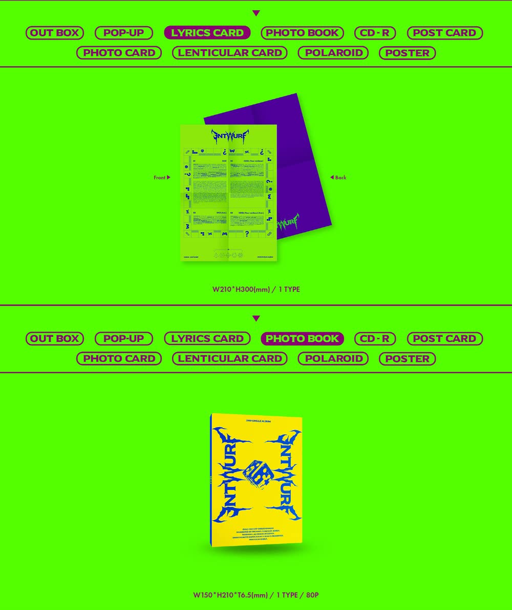 JYP Entertainment NMIXX - ENTWURF (Limited Ver.) CD+Folded Poster, DUK1477