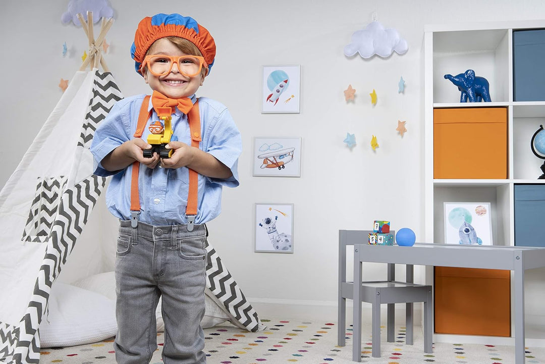 Blippi lustiges Rollenspiel-Zubehör, perfekt für Blippi-Kostüm, einschliesslich Blippis ikonischer o