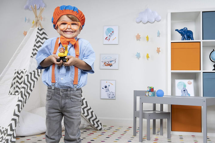 Blippi lustiges Rollenspiel-Zubehör, perfekt für Blippi-Kostüm, einschliesslich Blippis ikonischer o