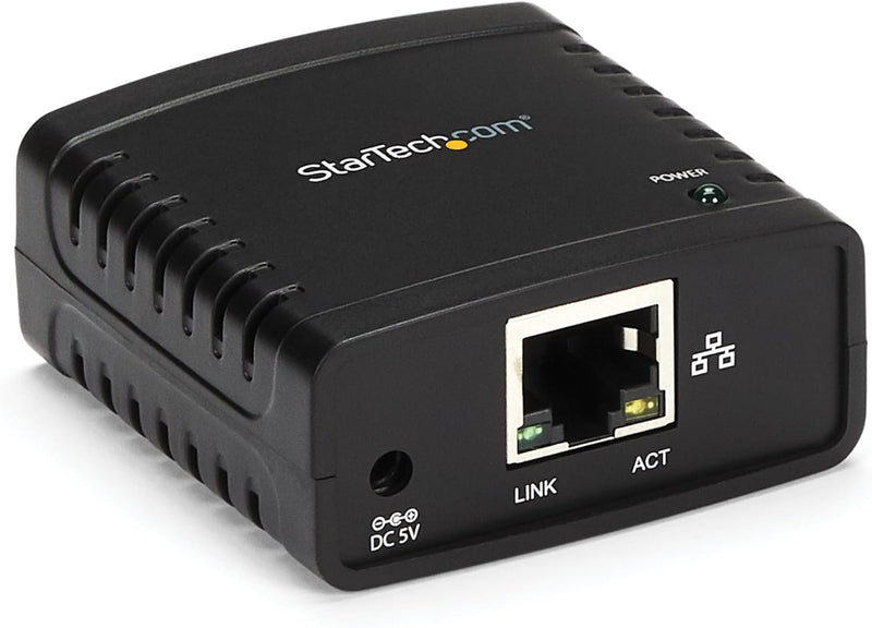 StarTech.com 10/100Mbit/s Ethernet auf USB 2.0 Netzwerk Printserver - Windows 10 - LPR - LAN USB Dru