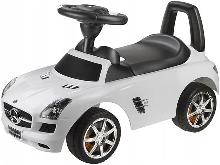 BSD Rutschauto Rutscher Mercedes-Benz Kinder Auto Baby Car mit Sound (Weiss) Weiss, Weiss