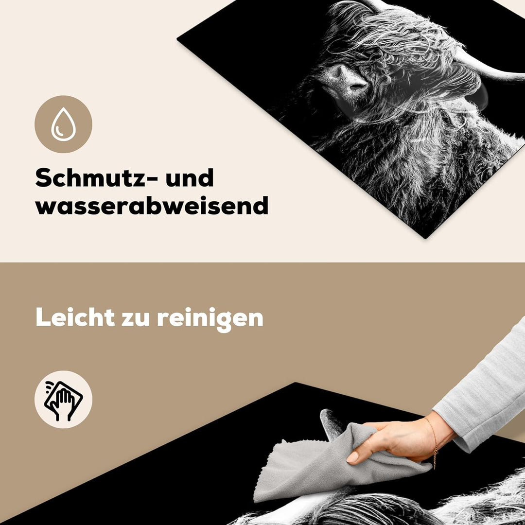 KitchenYeah© Herdabdeckplatte Einteilig Herdabdeckung Abdeckplatte für Ceranfeld Abdeckung Induktion