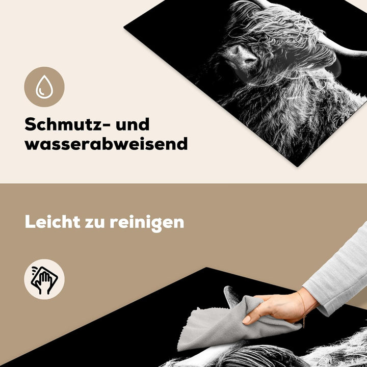 KitchenYeah© Herdabdeckplatte Einteilig Herdabdeckung Abdeckplatte für Ceranfeld Abdeckung Induktion