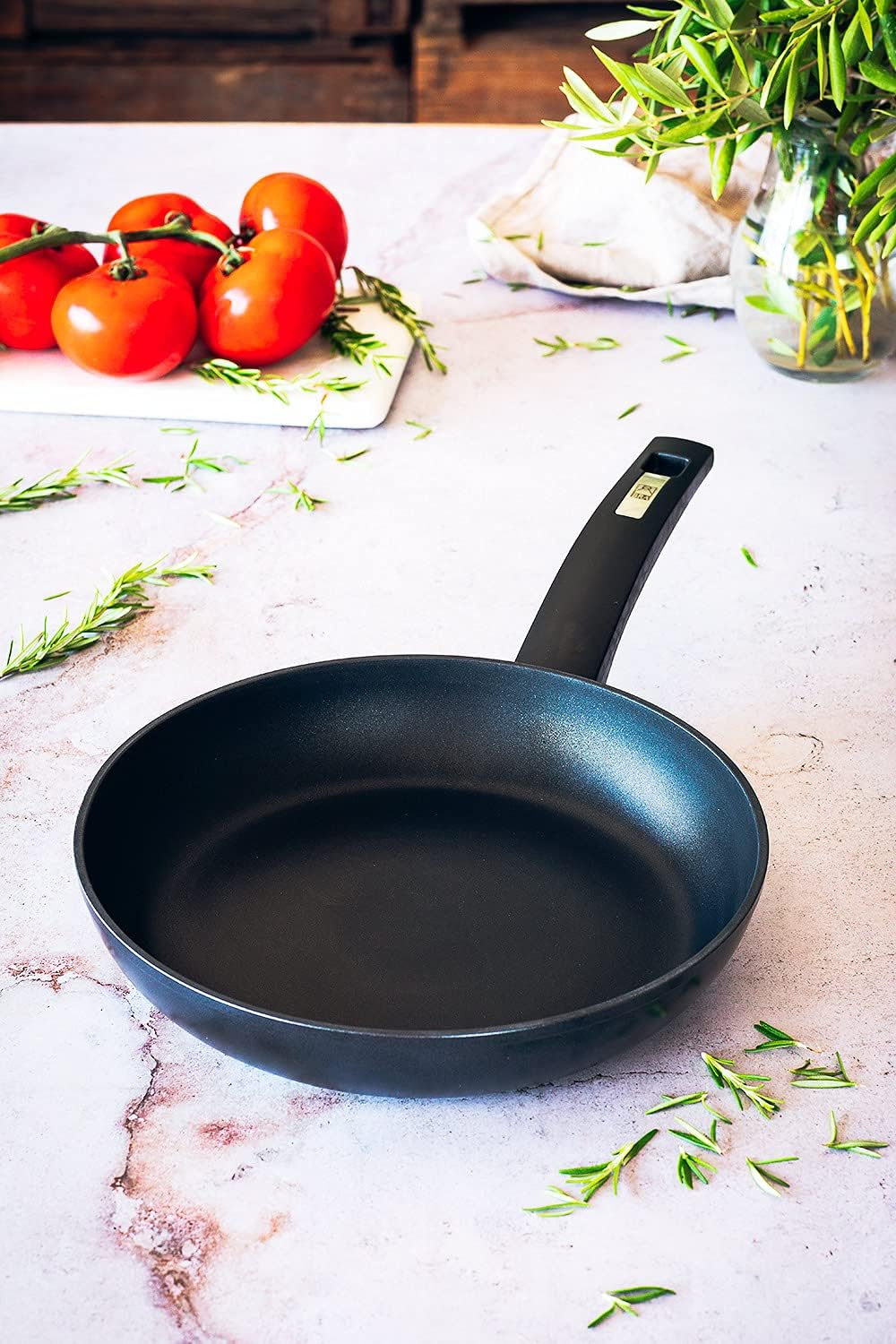 BRA Design | Set mit 3 Bratpfannen aus geschmiedetem Aluminium mit Antihaftbeschichtung, 18|22|26 cm