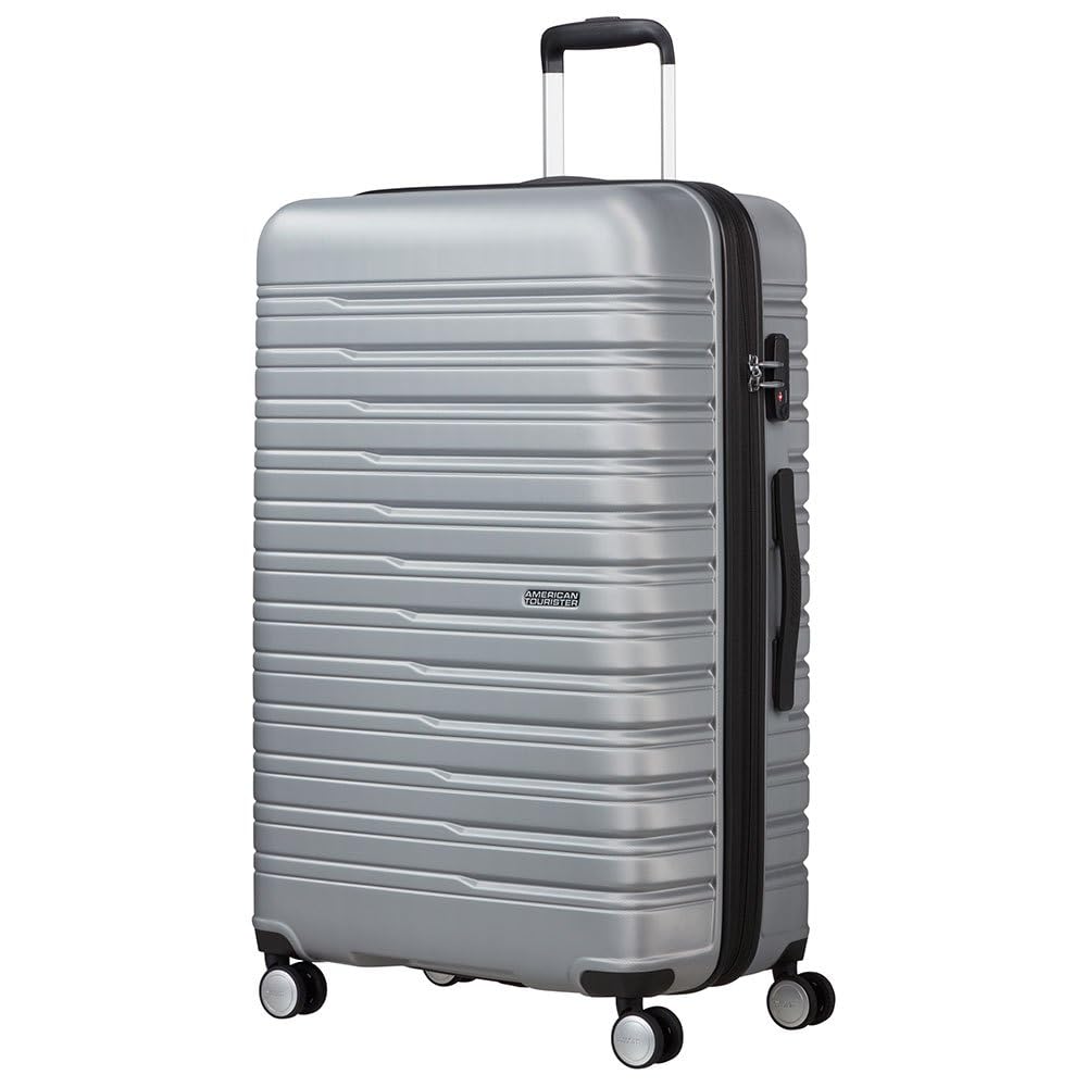 American Tourister Flashline - Spinner L, Koffer, 78 cm, 100/109 L, Silber (Sky Silver) Silber (Sky